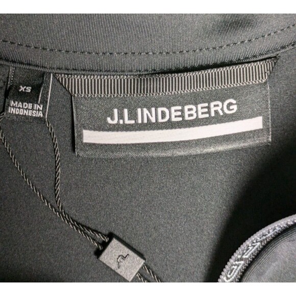 J Lindeberg Golf Womens 1/4 Zip Pullover XS Black Kora Mid Layer - Picture 2 of 8
